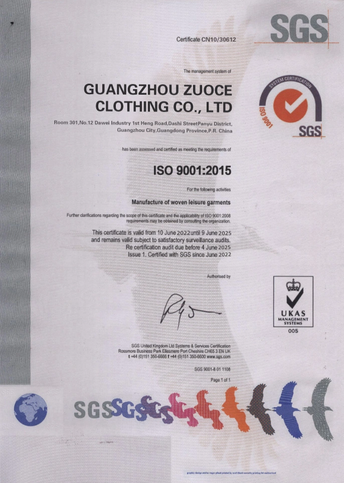 Zuoce-ISO9001-certificate