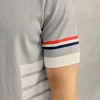 Men's Color Block Knit Polo Shirt