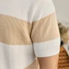 Herren-Polohemd 100% aus gestreiftem Baumwollstrick