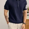Polohemd für Herren aus Waffelstrick