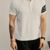 Atmungsaktives Strick-Poloshirt für Herren
