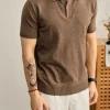 Men's Premium Solid Knit Polo Shirt