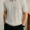 Polohemd für Herren aus strukturiertem Strick