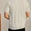 Polohemd für Herren aus strukturiertem Strick