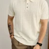 Herren-Strick-Polohemd – Bild 1