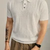 Herren-Strick-Polohemd – Bild 3