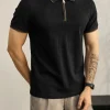 Herren-Polohemd mit halbem Reißverschluss – Bild 4
