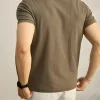 Herren-Polohemd mit halbem Reißverschluss – Bild 2