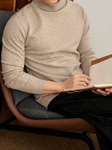 Wholesale men’s turtleneck wool sweater - factory-direct winter men’s wool knitwear supplier