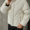 Men winter textured down jacket, bulk OEM & ODM apparel service