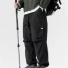 Men casual wide leg cargo trousers, custom sizes for bulk buyers