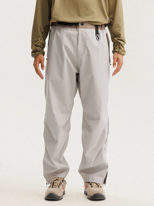 Autre point de vue sur le principe Men's 2025 New  Functional Side Full-Zip Loose Pants - Breathable Workwear Trousers for Commute Outdoor Casual