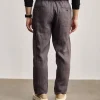 Custom Linen Drawstring Straight Leg Men's Pants Manufacturer