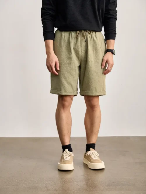 ODM-Hersteller von Vintage-Cargo-Shorts für Herren aus schwerem Stoff mit mehreren Taschen