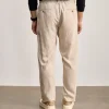 Linen Drawstring Straight Leg Men's Pants Manufacturer