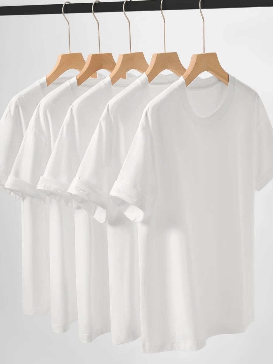 Low MOQ Men's Plain T-Shirt Wholesale