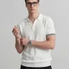 premium pique fabric men polo shirts bulk-image5