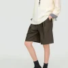 Luxury British Pleated Knee-Length Mens Shorts Wholesale Supplier