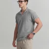 Hersteller von maßgeschneiderten Herren-Poloshirts mit Camp-Kragen aus Waffelpiqué