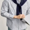 Relaxed Fit Striped Long Sleeve Men's Shirt Wholesale Supplier