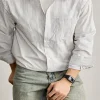 Relaxed Fit Striped Long Sleeve Men Shirt Manufacturer