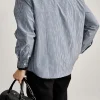 Casual Striped Long Sleeve Men Shirt Wholesale Supplier