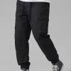 Men's Jogger Cargo Pants, Casual Multi-Pocket Drawstring Trousers-image3
