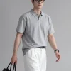 Men's Color Block Polo Shirts Wholesale | OEM Clothing Factory