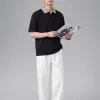 Men's Color Block Collar Polo Shirt-image1