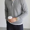 ODM Custom Men Polo Collar Knit Shirt