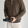 ODM Custom Men Polo Collar Knit Shirt