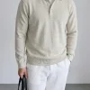 ODM Custom Men Polo Collar Knit Shirt