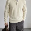 ODM Custom Men Polo Collar Knit Shirt