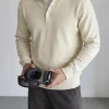 ODM Custom Men Polo Collar Knit Shirt