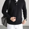 ODM Custom Men Polo Collar Knit Shirt