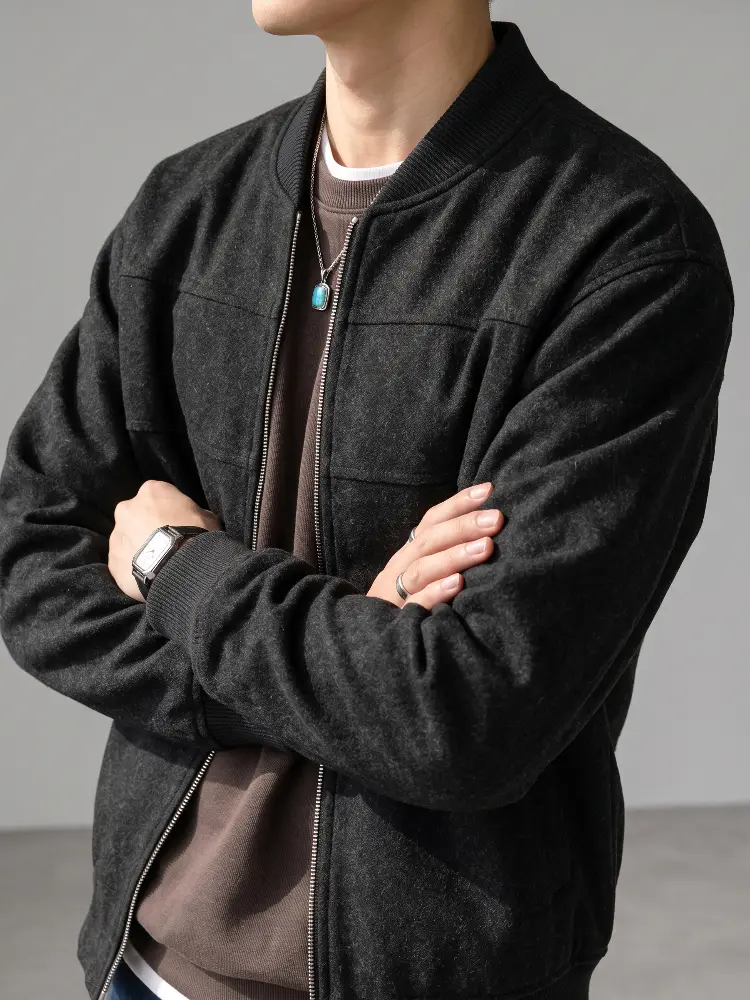 Wholesale Men’s Blend Bomber Jacket