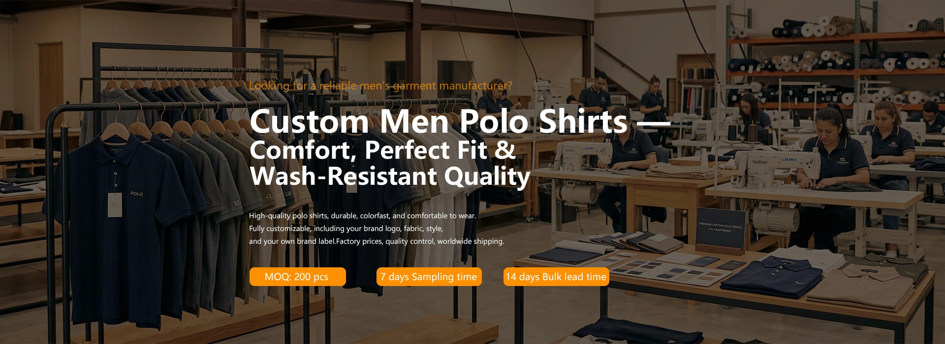 Polos pour hommes personnalisés