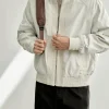Men Stand Collar Bomber Jacket