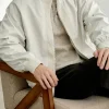 Men Stand Collar Bomber Jacket