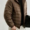 Men's Lightweight Hooded Down Puffer Jacket