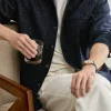 Custom Men's Loose Brushed Shirt Jacket