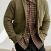 Wholesale Men's Shawl Collar Knit Cardigan
