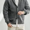 Wholesale Men's Shawl Collar Knit Cardigan