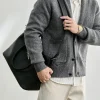 Wholesale Men's Shawl Collar Knit Cardigan