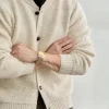Оптовая продажа мужских кардиганов из трикотажа «букле»