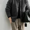 Оптовая продажа мужских кардиганов из трикотажа «букле»