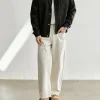 men's light wash denim shacket manufacturer