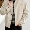 men's light wash denim shacket manufacturer