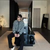Men's striped cardigan manufacturer