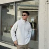 Wholesale Men's White Hooded Jacket